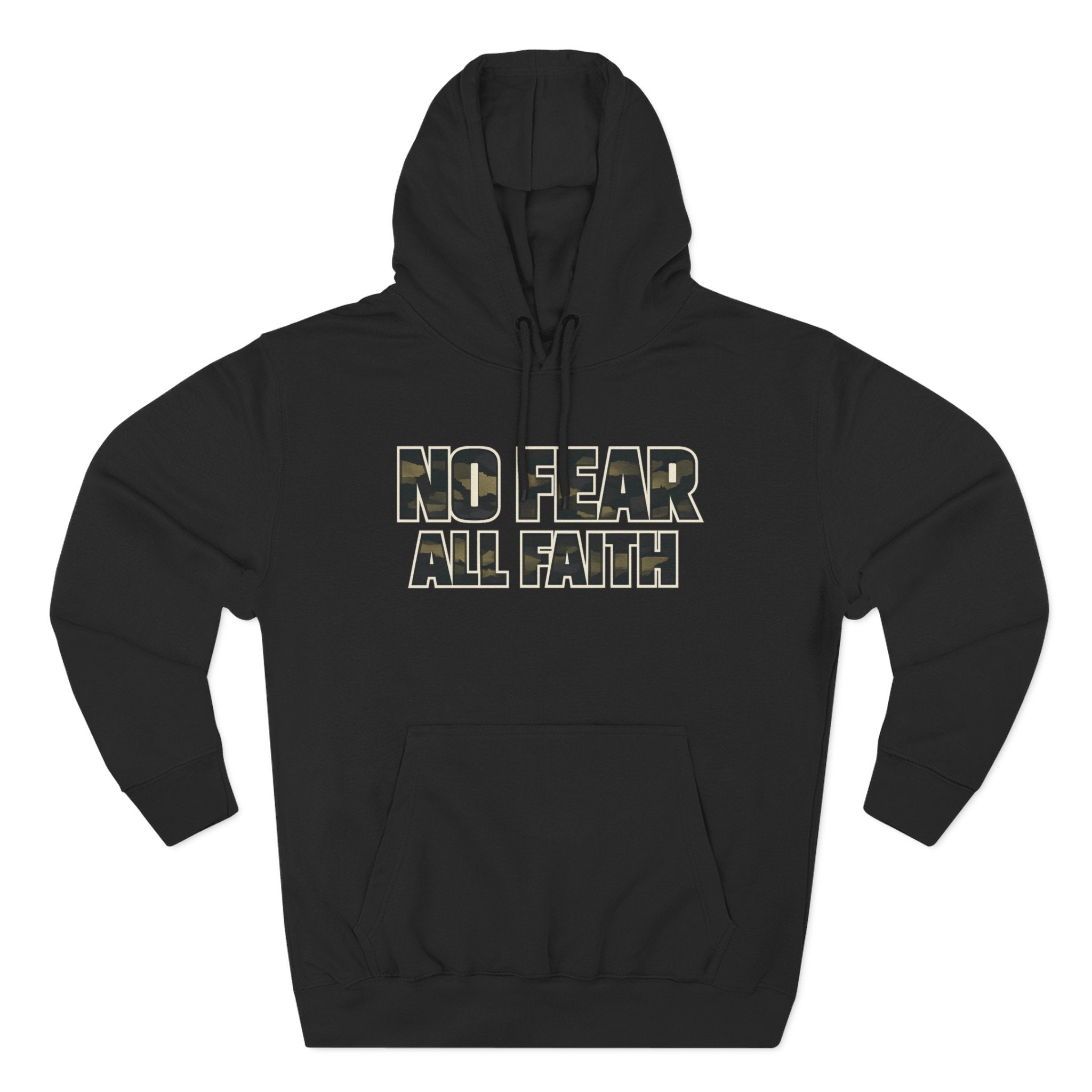 No Fear All Faith Hoodie — 2 Timothy 1:7 Inspirational Pullover