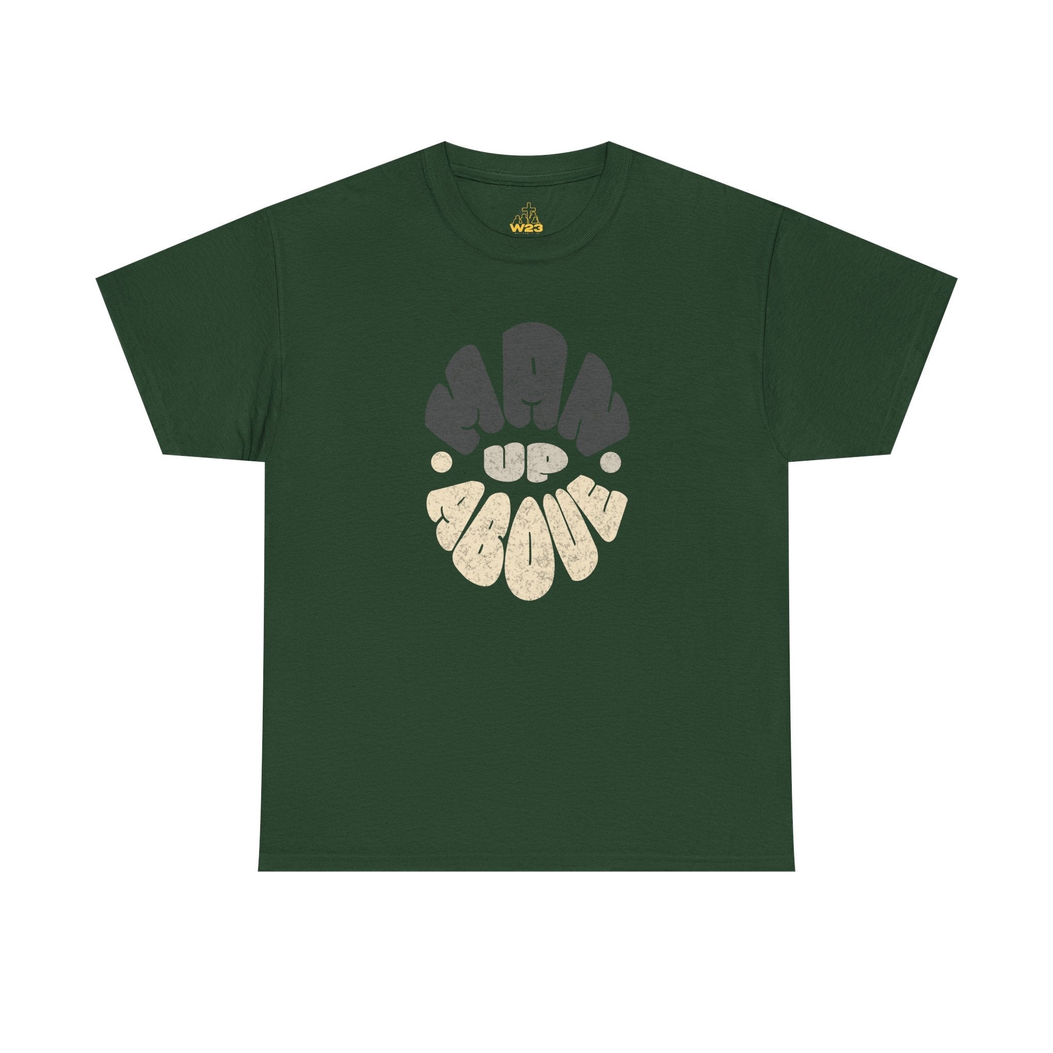 Man Up Above Tee – Colossians 3:2 Inspired Faith Streetwear